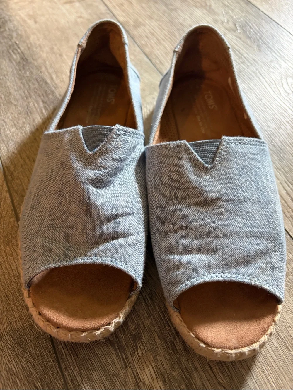 TOMS Open-Toe Espadrille Sandals